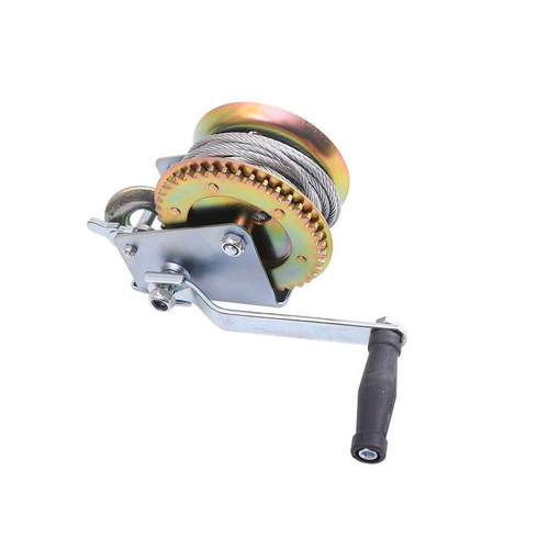 厂家供应现货供应手摇绞盘紧线机手动绞盘加粗实心钢丝绳结实实用