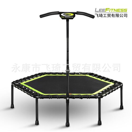 速发跨境商品 成人健身蹦蹦床LF边68六6音配升降扶手超静形弹跳床