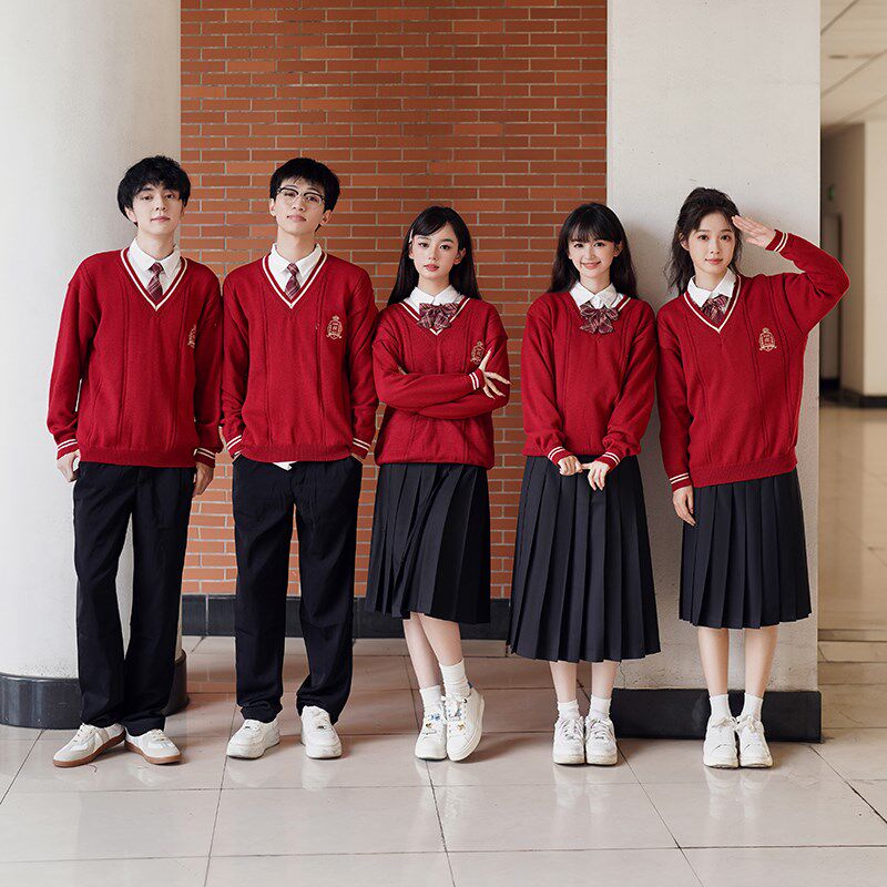 速发演出服风服学院班高中学演毕业运动会合唱表生初中生校服套装