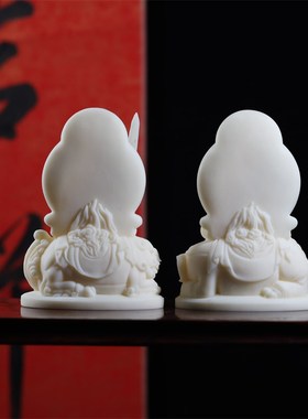 速发果文殊普贤菩萨件像家居客厅供奉汽车工艺佛摆装饰玄关家居饰