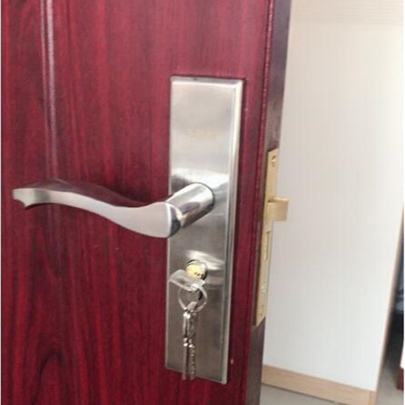 速发房间门旧锁换锁 卧室门锁室内通用型用老式门门房门锁家 内木