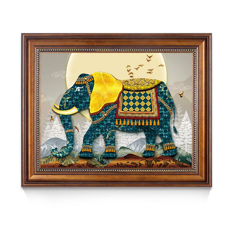 速发美式大盒电表箱装饰画强电箱电闸电关象挂画配开箱遮挡墙画免
