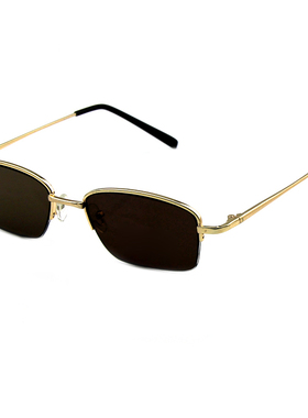 速发东年水晶太镜男小框清中镜海老式石头镜子墨老水晶石太