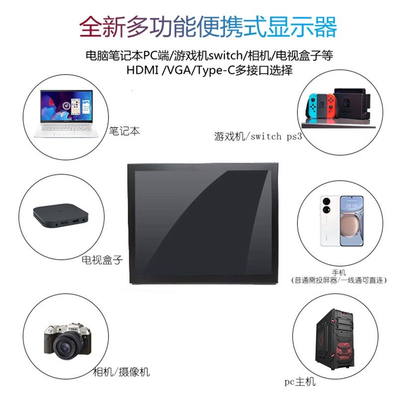 现货7寸a8寸10.1寸平板40PIN屏幕改装HDMI VGA驱动板显示器电脑5V