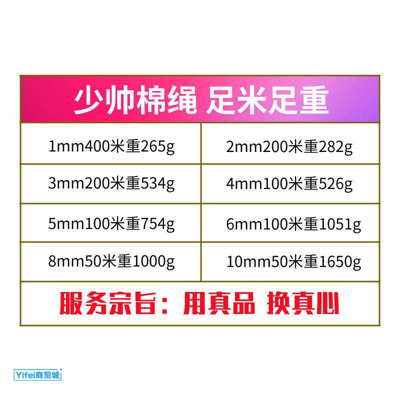 现货速发少帅编挂毯棉线绳棉绳材料挂毯编织线手工软绳子绳粽子绳