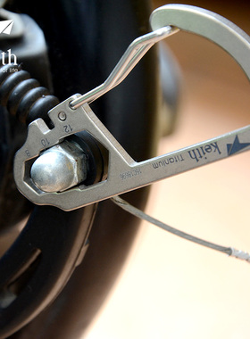 速发具eith多合能小工k户外钛挂扣钛功金快挂扣水壶扣登山钩