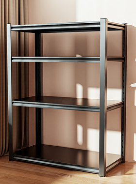 速发书架落地置物架铁展家用靠墙绘本架学钢收纳架多层生制艺示架