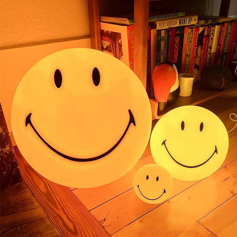 速发荷兰笑脸灯创意搞怪Emoji表情活动布置装饰卧室客厅落地氛围