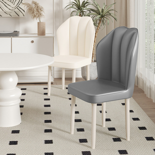 速发餐椅家用餐桌椅子轻奢高级妆子背靠房用梳凳靠背椅铁艺椅