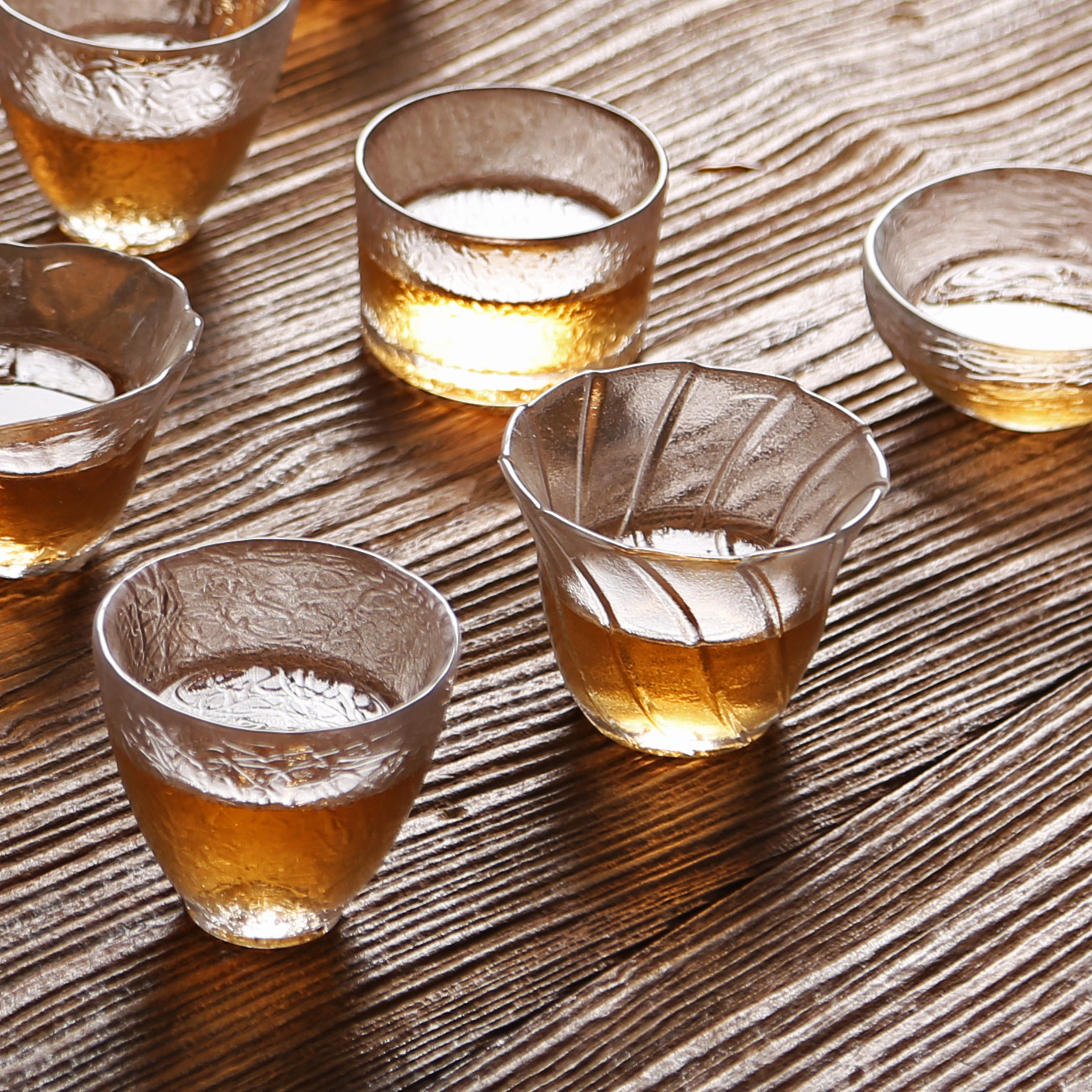 速发耐热锤纹玻子品茗杯 日式透明小主人杯 加厚普洱花茶夫璃功杯,餐饮具,茶杯,淘宝优惠券,粉丝福利购,淘宝优惠卷