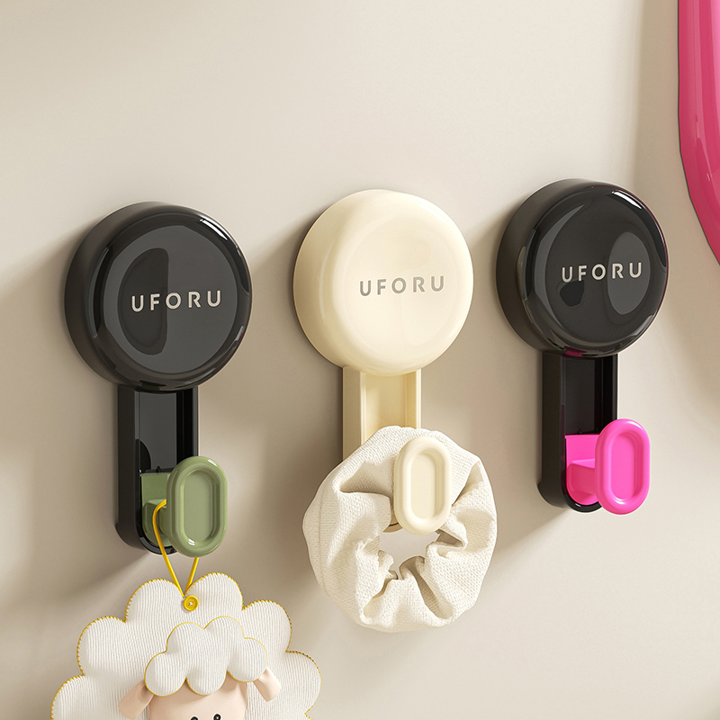 浴室挂钩粘胶强力承重免打孔卫生间粘钩门后壁挂轻奢无痕毛巾挂钩
