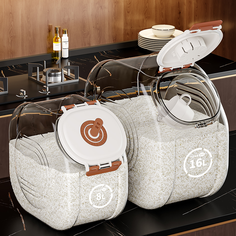 米桶家用2025新款防虫防潮密封桶米缸装面粉储存罐大米容器储水缸