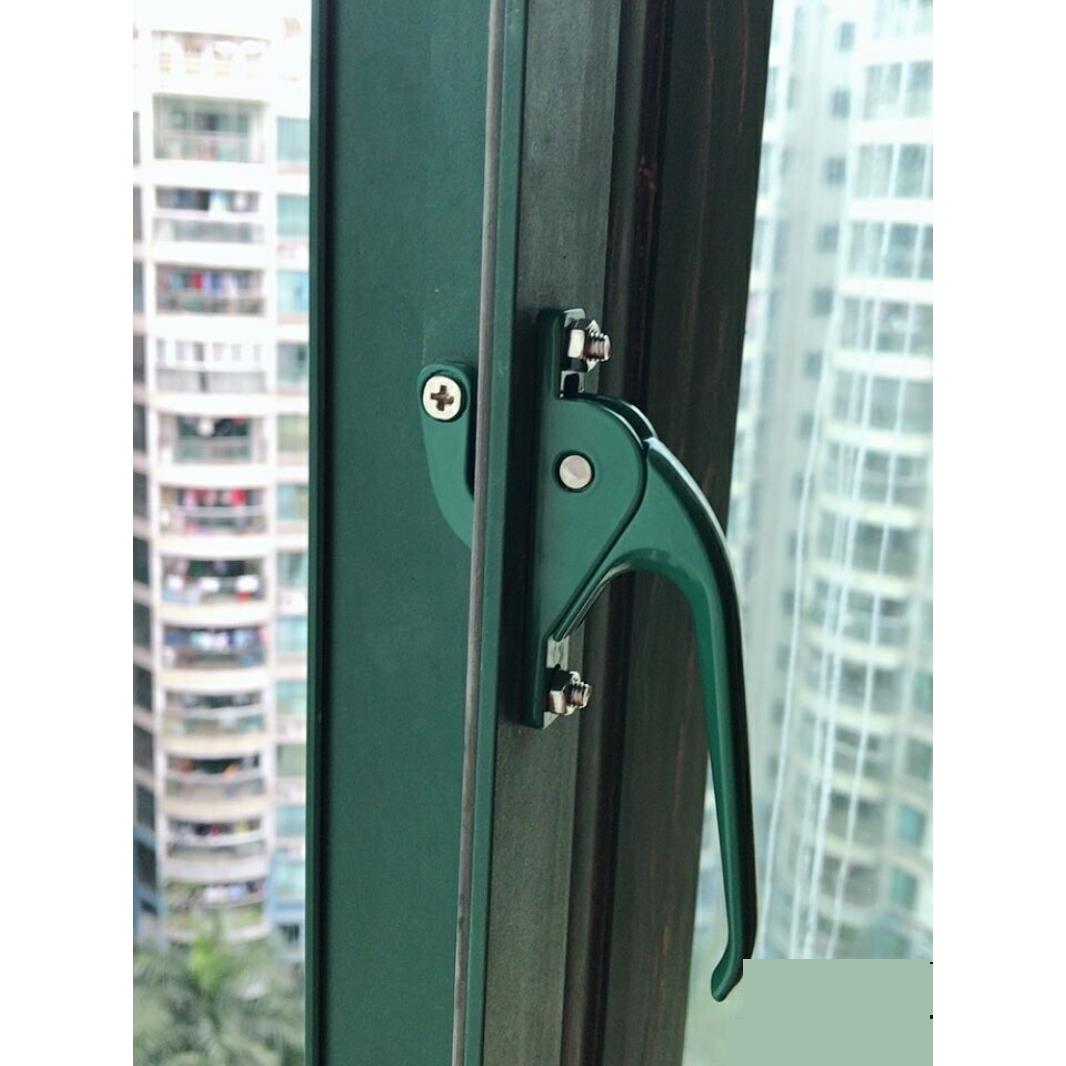 铝合金联动老式拉手锁塑钢窗勾锁扣门窗上下把手配件传动外开窗户