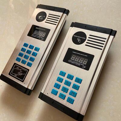 原厂正品一鸣楼宇对讲 非可视 40数码主机 高层 多户 门铃