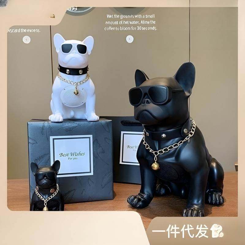 斗牛犬低音炮法斗全身狗音响车载其它元器件
