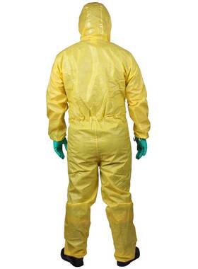 代尔塔406030 DT300黄色防化服防粉尘防静电防化学品飞溅