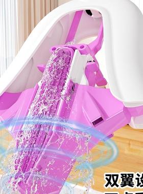 海绵贴拖把合三角胶棉墙角缝吸水对折家用隙免647手洗一拖净