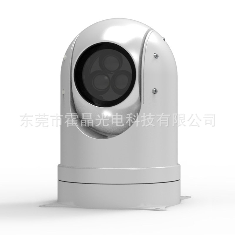 LED搜索探照灯遥控聚光工作灯350°旋转巡逻调焦12V变焦灯饰配件