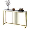 岩简板大理石饰玄关桌柜台轻奢入户客512厅装 靠墙约现代门厅端景