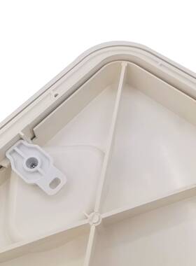 270*375长方形甲板盘方形舱盖检视盖ABS塑料装饰盖配件游船甲板件