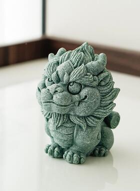 中式意招财tb-75113貔茶貅宠创摆件麒家居桌面客厅办公桌麟茶桌鱼