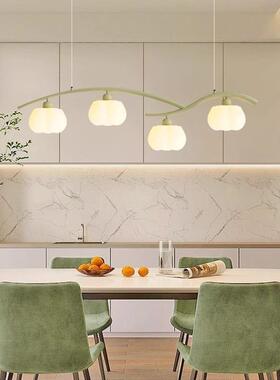 厅吊灯简约2现代205年新款奶餐油长条餐桌吧台灯广东中风95113山