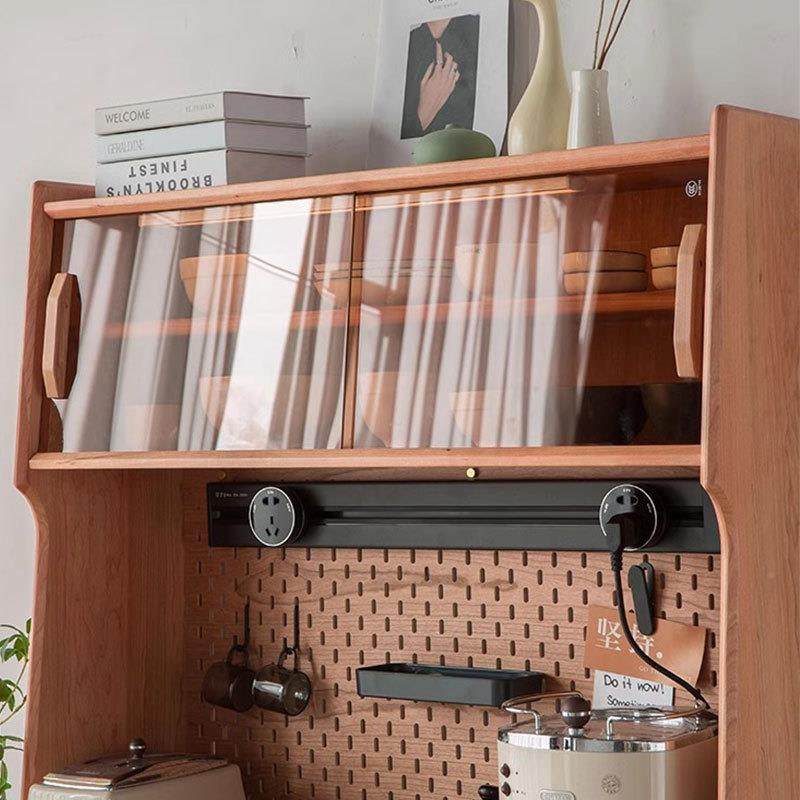 日式餐边体樱桃木边柜36214家餐柜厅原实木一落用地吧台靠墙茶水