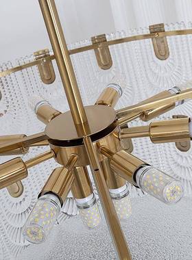 法式轻代奢MP70174晶温馨水灯式大客厅主吊灯设计师款卧室餐欧厅