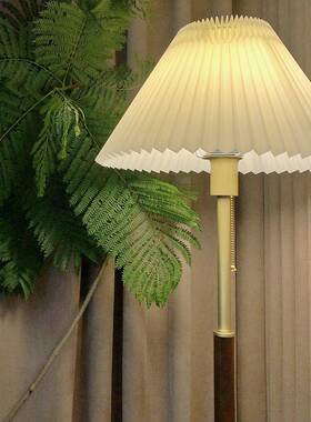 中美式复铜古客厅全卧37824落地灯室法式沙发旁边立式落地台古灯