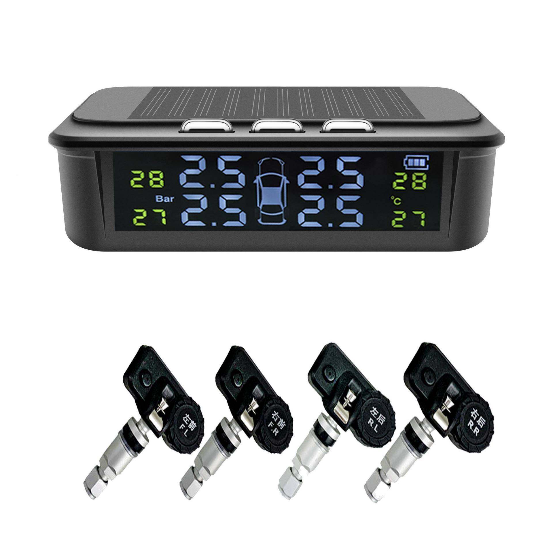 阳能胎监测太器无线28872胎压监测器TPM胎压监测器压胎压检则S器T