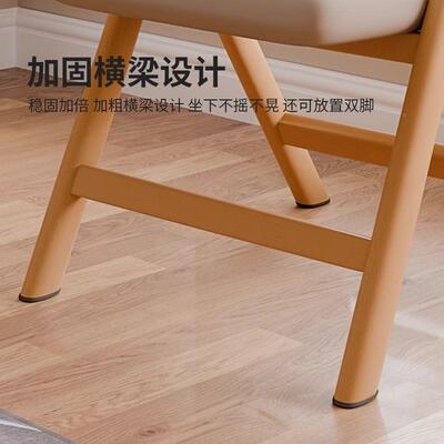 可折叠椅子用靠舒服久坐靠椅可叠凳子背省放空间YMU复古实木色餐