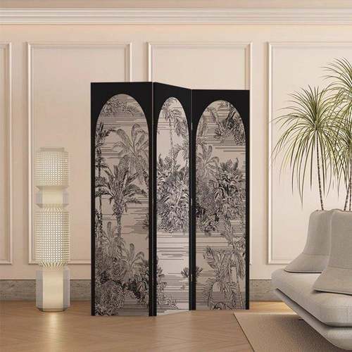 法式屏xx100203代风断客厅中古可折叠移动挡板家风用房间进门遮挡
