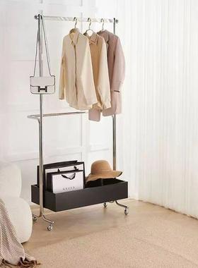 古衣帽架落地室家用简易实木可移动次净客厅71952风挂衣中架收纳