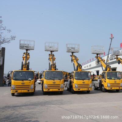 VON高车升牌降车28-车7米蓝市米区工程直臂伸缩登高车