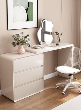 实木梳妆台化21563桌卧室简一约现代书桌化妆妆台斗柜主卧床尾体