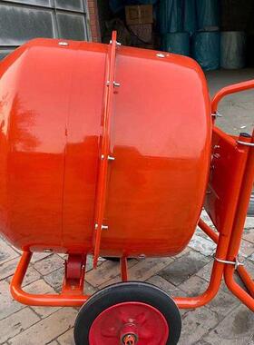 可240315移动工地型220V手推电动混拌凝土搅拌机砂小浆滚筒搅机泥