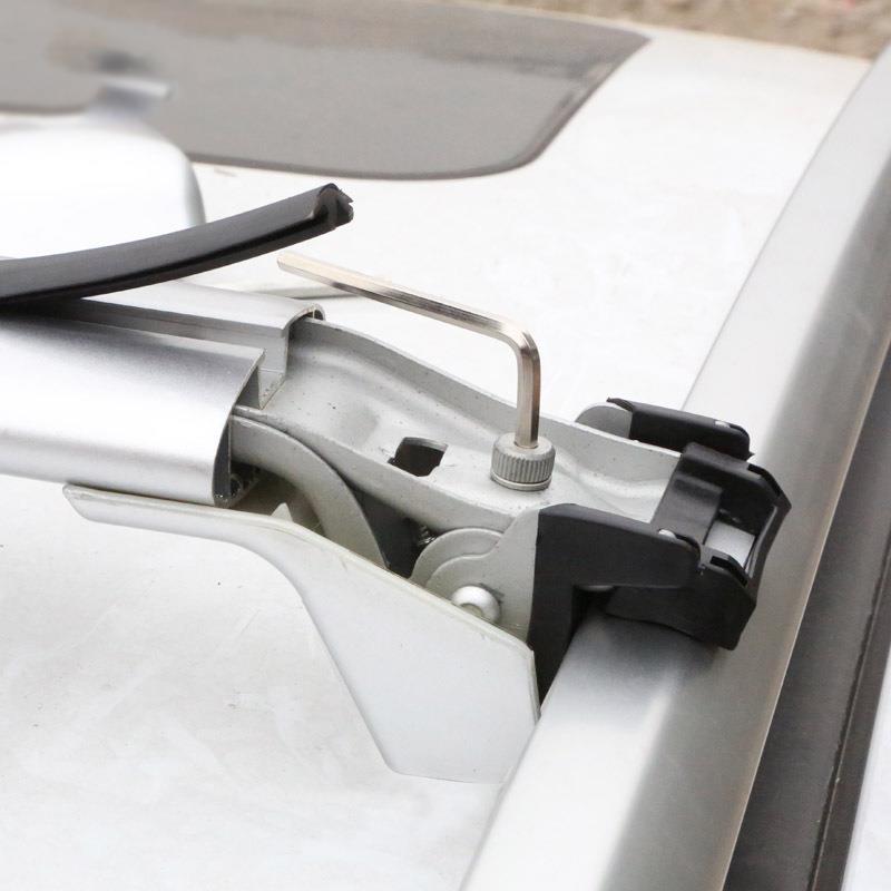 车顶横杆汽车李架横杆U锁V车顶架行横S杆免打孔铝合金XDY带车载横