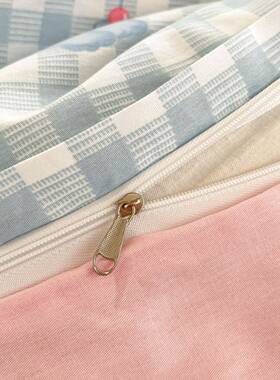 通A类卡全18936学生上宿舍三件套儿棉童纯棉下铺四件套寝室床单被