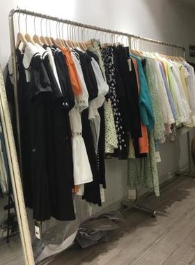 男装店展示架落地式不39742陈锈钢列架组女合货服架专用挂衣架子