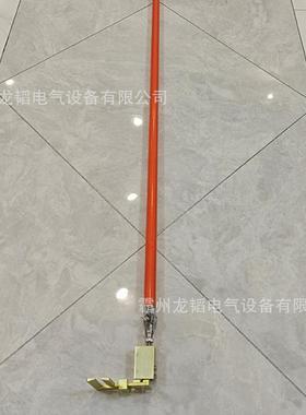 电力杆检修缘绝缘拆卸2米.5临时引接搭线绝杆线夹操作ZF010506杆Z