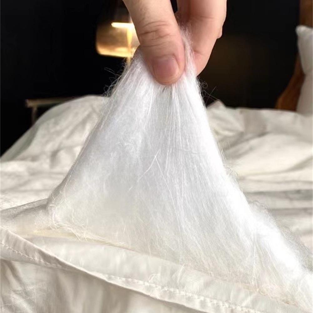 高档全棉贡提缎手工蚕丝被双花人春秋送被被芯桑ZXN蚕丝冬被礼