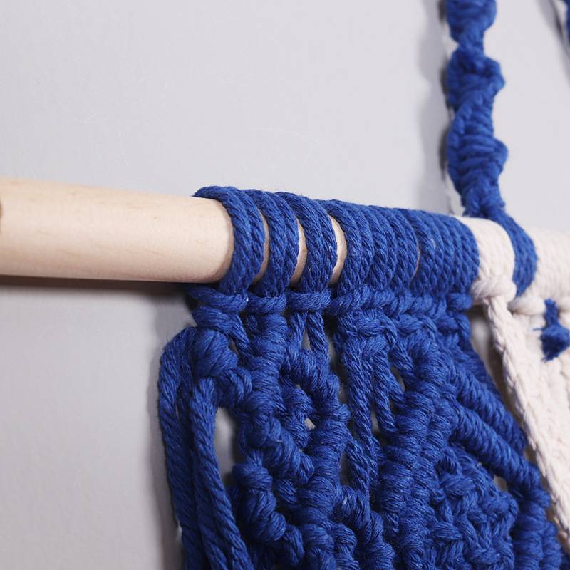 手工编织棉绳壁饰墙饰挂毯 多变图案挂饰欧美复古风格流行