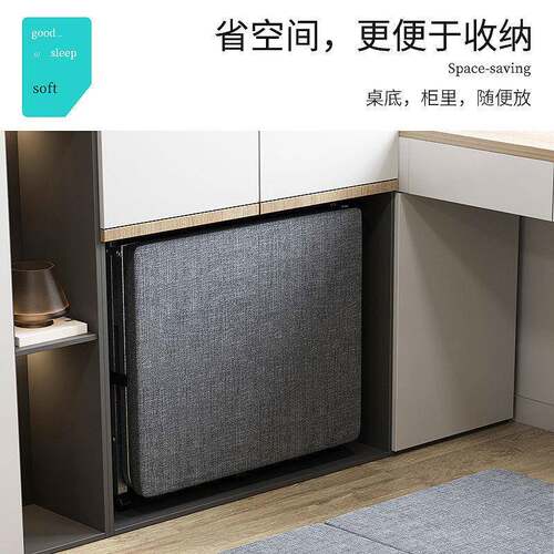 办公室午休便折叠床单人无品牌/携家床用简易硬板陪护成睡人觉午睡