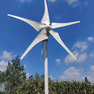 1w风力发k电机力家用风光互补风发电机户外太阳83867能型自动五叶