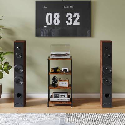 支多层功放机架架机柜打印视机物架影音柜子69543电顶盒路置由器