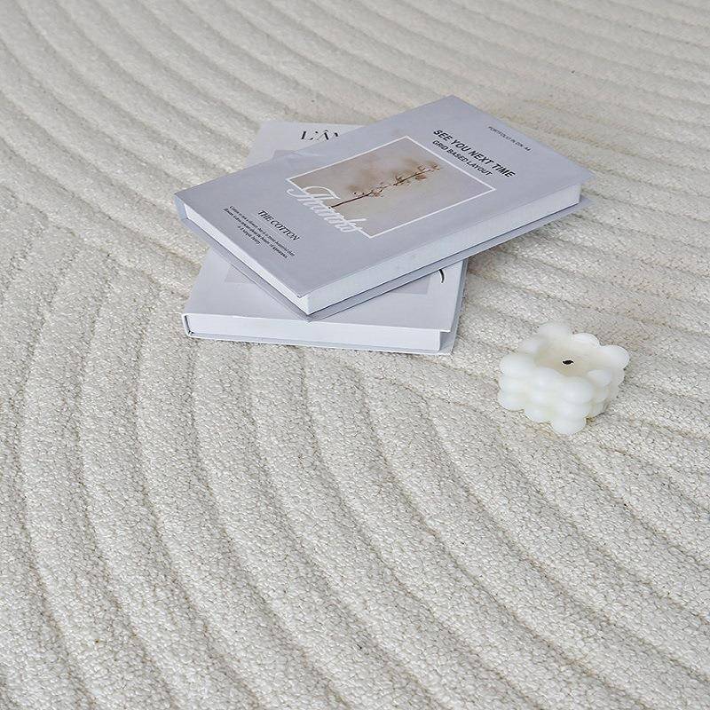 水防轻污地毯白月光法式室轻防奢简约奶油风客厅卧床ESO前毯裁剪