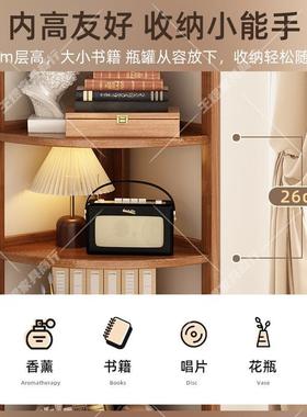 转角置YDH物架多层纳架墙角柜角角落拐厨房夹缝书架窄缝角三收架