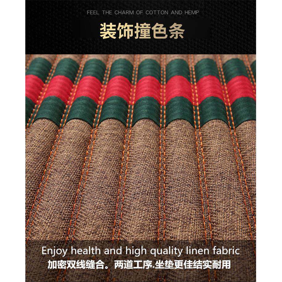 l气背l汽车腰靠亚麻透车靠垫夏季单片座用无品牌/椅垫布艺加厚防
