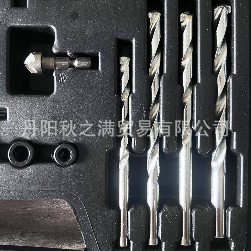 功木工开孔器高多速钢441钻DJF头60pcs麻花钻头套装能2麻花钻组套