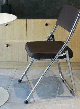 加椅粗加镀厚椅电折叠椅罗门牌靠背椅子家用办公商务会议92221椅